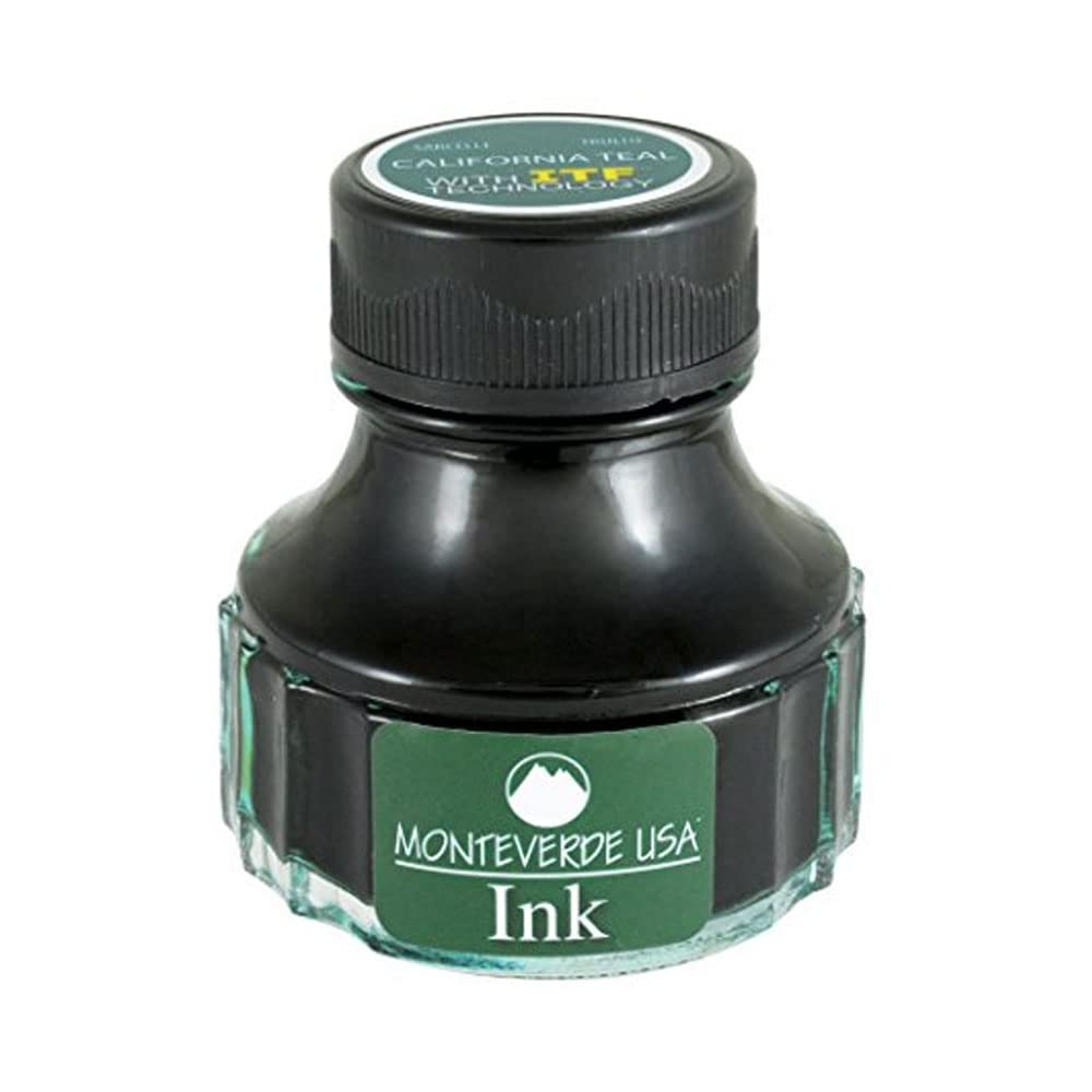 Monteverde USA Ink with ITF Technology, 90 ml California Teal (G308CT)