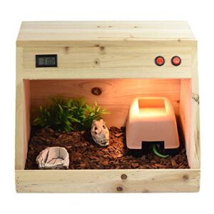 OMEM Reptiles Hideout Humidification Cave with Basin for Gecko (Large)