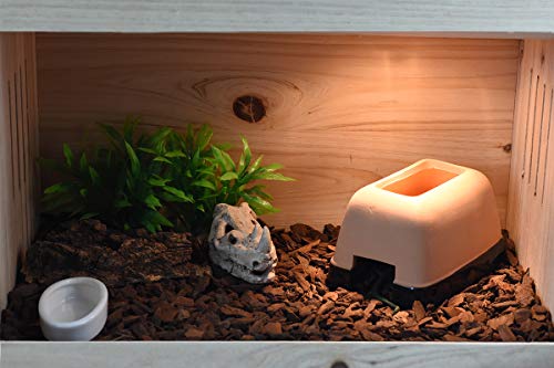 OMEM Reptiles Hideout Humidification Cave with Basin for Gecko (Large)