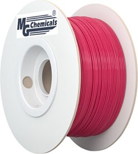 mg chemicals pla17thre1 thermochromic color changing red pla 3d printer filament, 1.75 mm, 1 kg spool