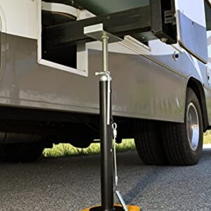 Camco EAZ-Lift Premium RV Slide-Out Support | Features an Adjustable Height of 19-inches to 47-inches, a Durable Steel Construction, and can Hold Up to 5,000lbs Each (48867)