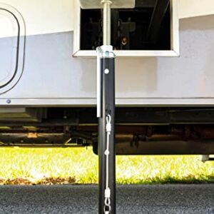 Camco EAZ-Lift Premium RV Slide-Out Support | Features an Adjustable Height of 19-inches to 47-inches, a Durable Steel Construction, and can Hold Up to 5,000lbs Each (48867)