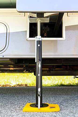 Camco EAZ-Lift Premium RV Slide-Out Support | Features an Adjustable Height of 19-inches to 47-inches, a Durable Steel Construction, and can Hold Up to 5,000lbs Each (48867)