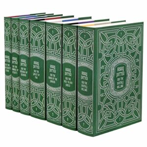 juniper books harry potter boxed set: slytherin edition | 7-volume hardcover book set with custom designed dust jackets | author j.k. rowling | includes all 7 harry potter series books