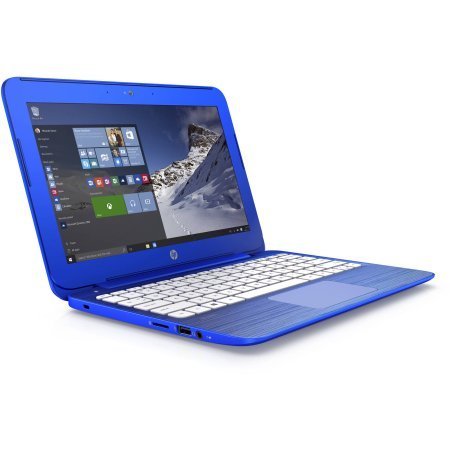 2016 HP Stream 11" HD LED Backlit Laptop PC, Intel Celeron Dual-Core Processor, 2GB RAM, 32GB SSD, Webcam, HDMI, WIFI, Bluetooth, 1 Year Microsoft Office 365 Personal, Windows 10, Blue