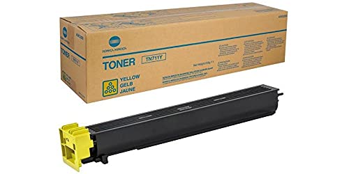 Konica Minolta Tn711Y Yellow Toner Cartridge For Use In Bizhub C654 C654E C754 C