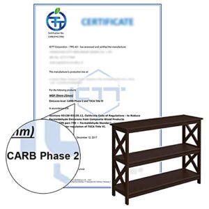 Topeakmart Console Table with Storage, Narrow Long Entryway Table for Small Space, Living Room Accent Furniture, Espresso