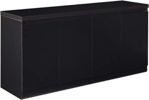 manhattan comforts viennese sideboard, black matte