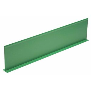 green t-shape case divider shelf divider - 30"l x 7"h