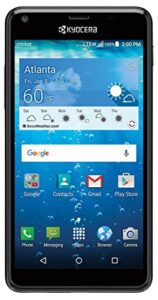 cricket kyocera hydro view 5" qhd display 4g lte water proof and dust proof (3ft/30min) (locked to cricket)