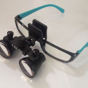 NSKI 3.5X420mm Binocular Plastic Clip Loupes DY-110 Lab Head Magnifier w/Clip-on