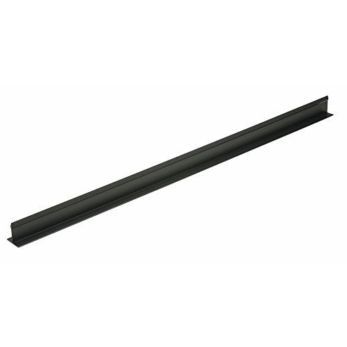 Shelf Divider T Shape Black Plastic - 36" L x 2" H