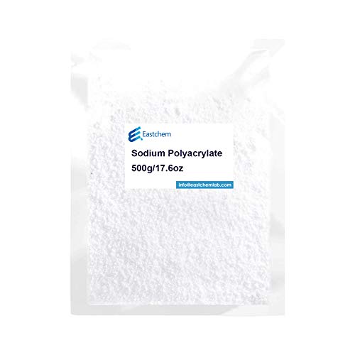 Eastchem Food Grade Sodium polyacrylate PAAS Thickening granular，CAS NO.:9003-04-7（500g）