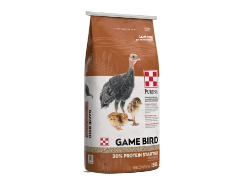 Purina® | Game Bird + Turkey Startena Complete Feed | 50 Pound (50 lb.) Bag