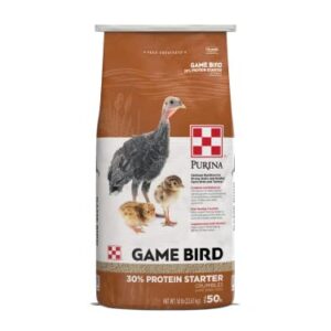 Purina® | Game Bird + Turkey Startena Complete Feed | 50 Pound (50 lb.) Bag