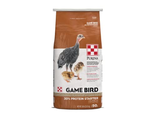 Purina® | Game Bird + Turkey Startena Complete Feed | 50 Pound (50 lb.) Bag