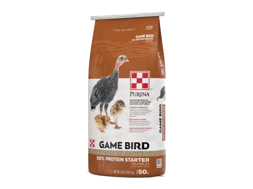 Purina® | Game Bird + Turkey Startena Complete Feed | 50 Pound (50 lb.) Bag