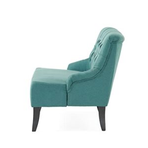 Christopher Knight Home Nicole Fabric Settee, Dark Teal