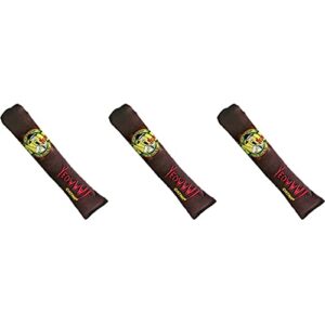 yeowww! catnip cigar 3 pack | pure leaf & flowertop blend | cat and kitten toy