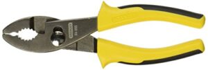 stanley 84-055 bi-material slip joint plier, 6 inch