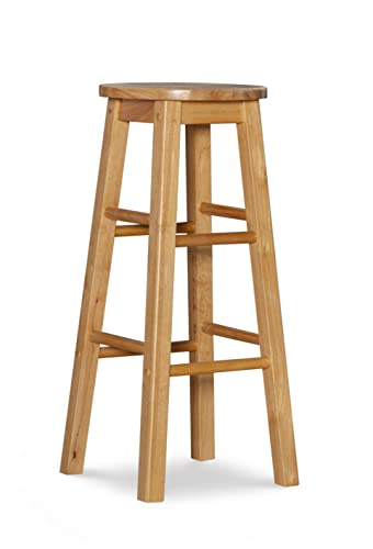 Linon 29-Inch Barstool With Round Seat