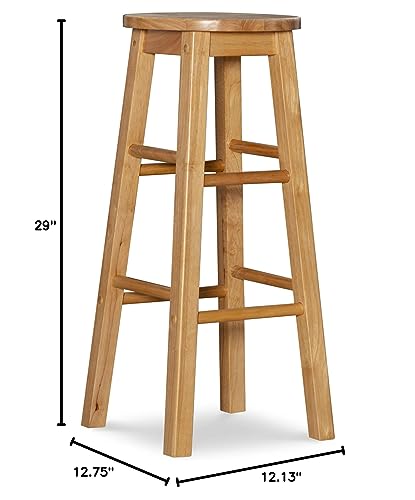 Linon 29-Inch Barstool With Round Seat