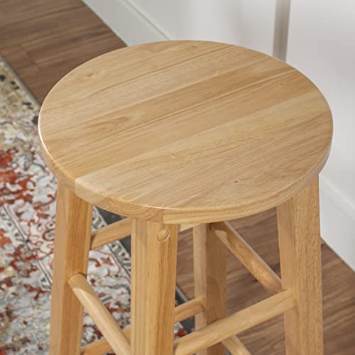 Linon 29-Inch Barstool With Round Seat