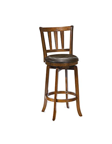 Hillsdale Presque Isle Swivel Stool, Bar Height, Cherry