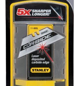 STANLEY Utility Knife Blades, Carbide, 50-Pack Dispenser (11-800L)
