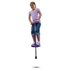 Geospace Jumparoo Boing! JR. Pogo Stick by Air Kicks, Small for Kids 50 to 90 Lbs (Purple)