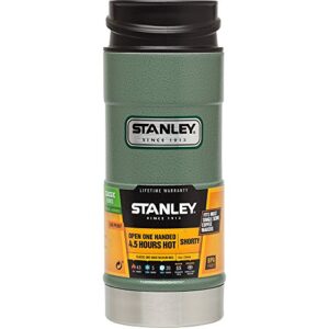 Stanley Classic One Hand Vacuum Mug 16oz/473 mL - Hammertone Green