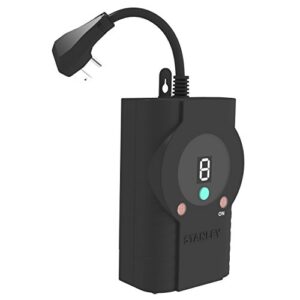 stanley 31221 digital lighttimer select twin, grounded 2-outlet photocell timer , black