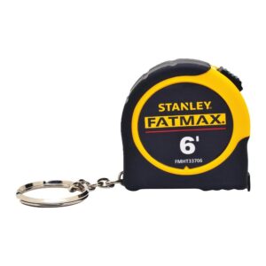 stanley fmht33706w fat max keychain tape rule, 1/2-inch by 6-feet