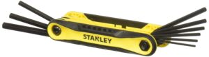 stanley stht71801 folding sae hex key set, 9-piece