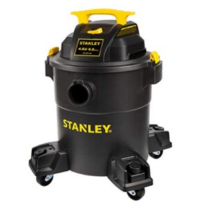 stanley - sl18116p wet/dry vacuum, 6 gallon, 4 horsepower black