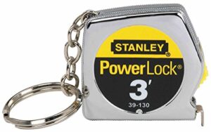 stanley hand tools 39-130 3' powerlock® key tape™ rule - 6 pack