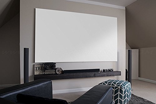 Elite Screens Aeon Series, 100-inch 16:9, 8K / 4K Ultra HD Home Theater Fixed Frame EDGE FREE Borderless Projector Screen, CineWhite UHD-B Front Projection Screen, AR100WH2