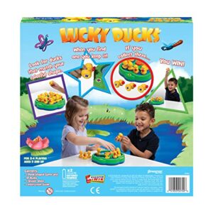 Pressman Lucky Ducks -- The Memory and Matching Game that Moves, 5"