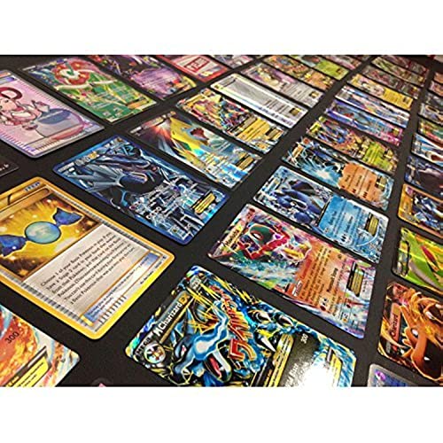 Pokemon TCG : 100 Card LOT Rare, COM/UNC, Holo & Guaranteed EX, MEGA OR Full Art