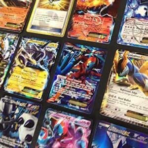 Pokemon TCG : 100 Card LOT Rare, COM/UNC, Holo & Guaranteed EX, MEGA OR Full Art