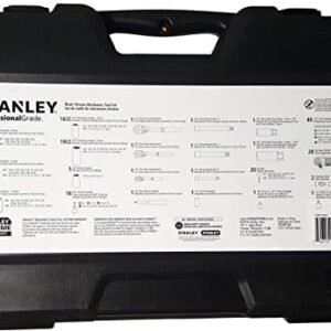 STANLEY Professional Grade Black Chrome NEW Mechanics Tool Set (Socket Set-229 pieces)