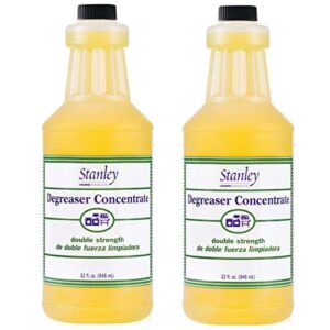 stanley home products degreaser concentrate - removes stubborn grease & grime - multipurpose cleaner for home & commercial use (2 pack)