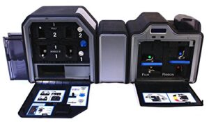 fargo hdp5000 hid dual-side id card printer & lamination 300dpi flipper 089152
