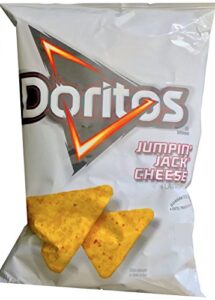 new doritos jumpin' jack cheese flavored tortilla chips snack foods (big bag net wt 9.75, 1)