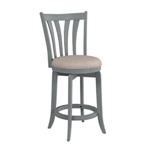 hillsdale furniture hillsdale savana swivel counter stool, blue