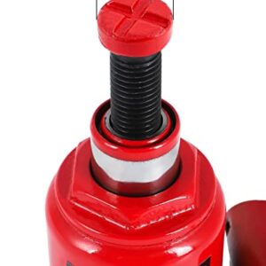 BAOSHISHAN 3 Ton Double Ram Bottle Jack 6-1/2" to 16-1/2" Lifting Range Portable Hydraulic Jack with Carrying Case