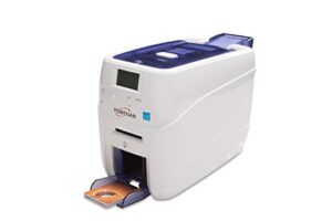 pointman nuvia n30 single side id card printer with contact chip encoding & contactless chip encoding