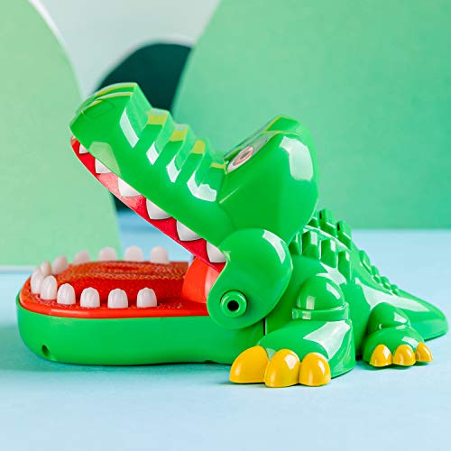 iShyan Crocodile Teeth Toys Game for Kids, Crocodile Biting Finger Dentist Games Funny Toys, 2020 Version Ages 4 and Up