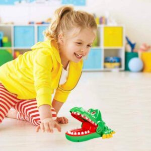 iShyan Crocodile Teeth Toys Game for Kids, Crocodile Biting Finger Dentist Games Funny Toys, 2020 Version Ages 4 and Up