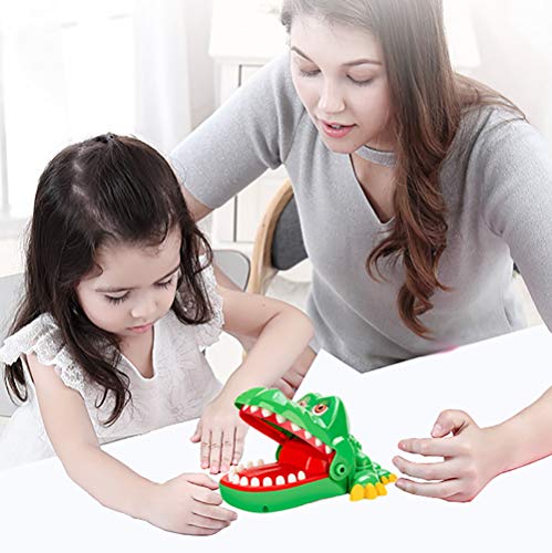 iShyan Crocodile Teeth Toys Game for Kids, Crocodile Biting Finger Dentist Games Funny Toys, 2020 Version Ages 4 and Up